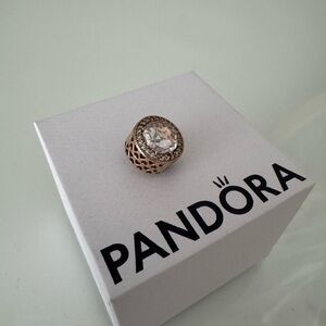 Pandora Rose Gold Sparkling Stone Charm